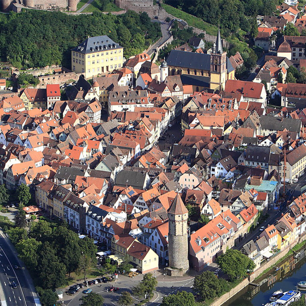 Altstadt Wertheim von oben
